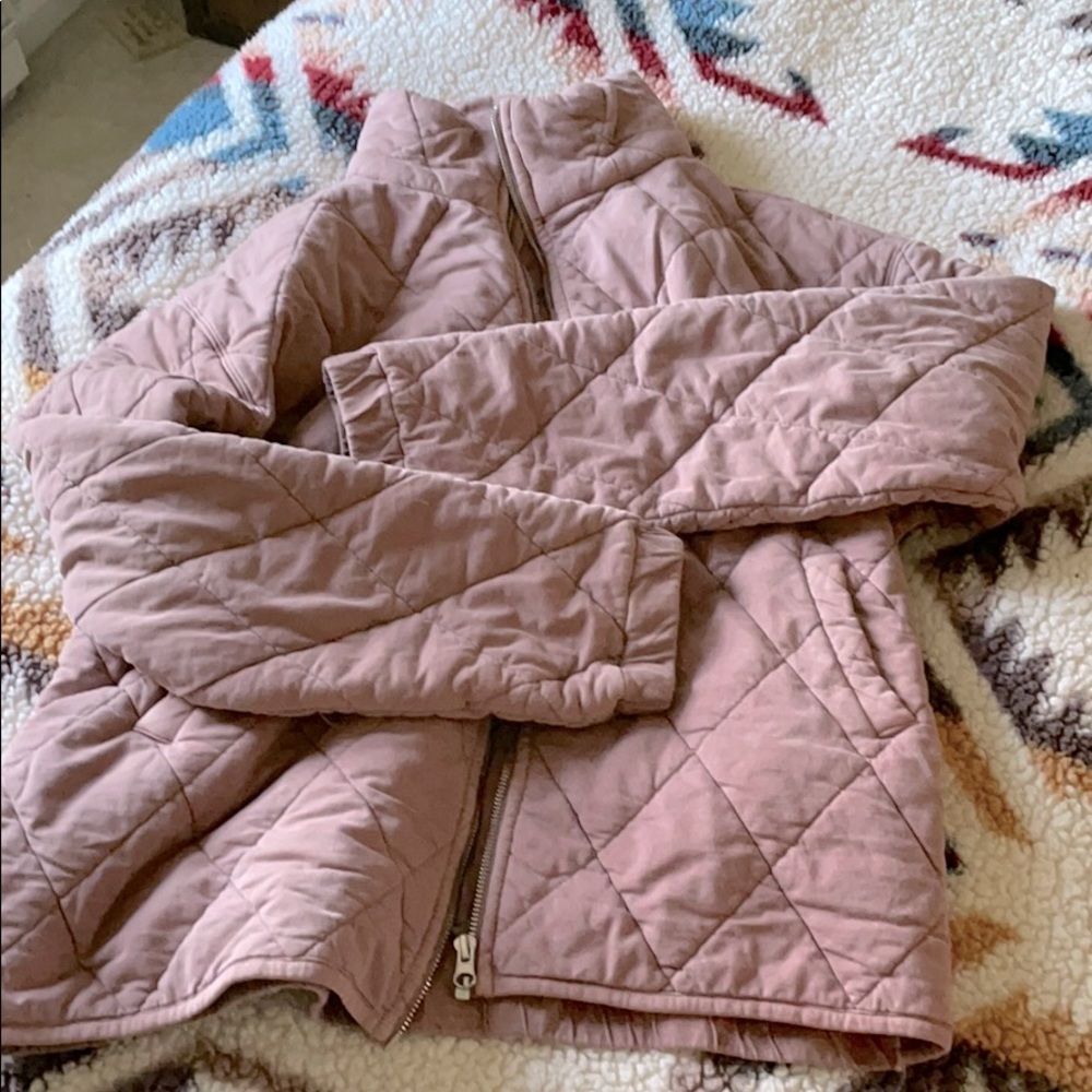 Cozy quilted jacket from target! Free people dupe